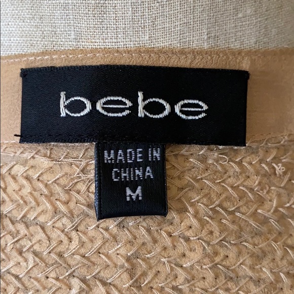 ✨bebe - Matte Sequine and Chiffon Top - Medium - Picture 9 of 11